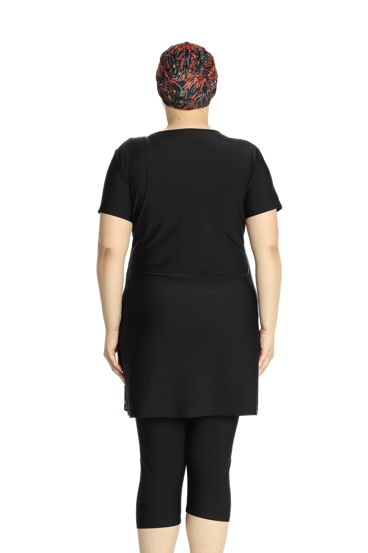 ALLSEA 6293 YARI TESETTÜR MAYO SİYAH