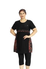 ALLSEA 6293 YARI TESETTÜR MAYO SİYAH