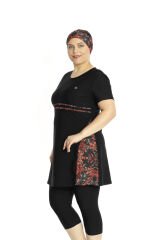 ALLSEA 6293 YARI TESETTÜR MAYO SİYAH